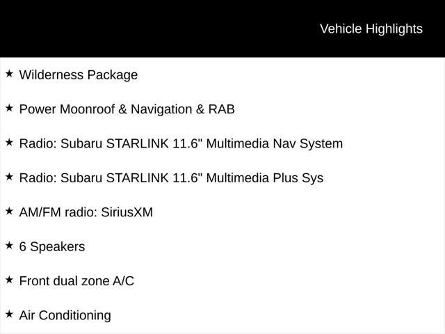 2022 Subaru Outback Wilderness