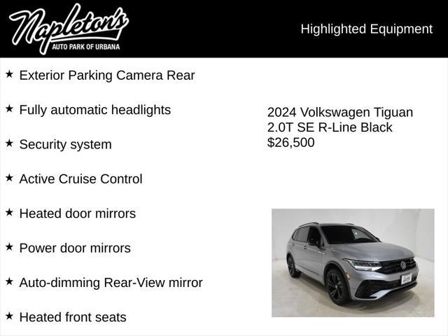 2024 Volkswagen Tiguan 2.0T SE R-Line Black