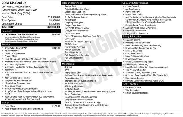 2023 Kia Soul LX