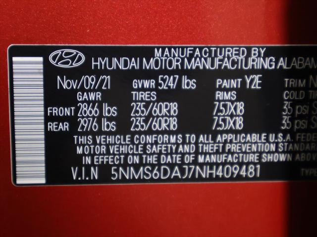 2022 Hyundai Santa Fe SEL