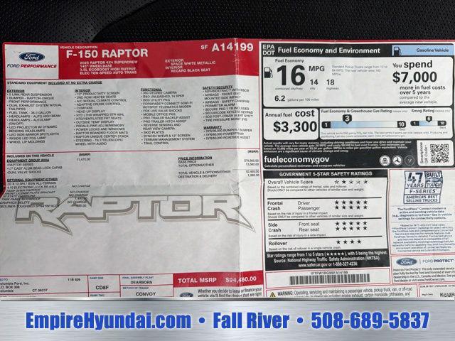 2025 Ford F-150 Raptor