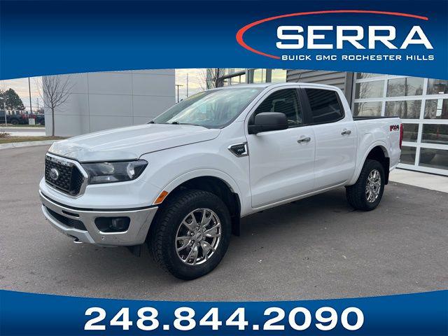 Oxford White 2019 Ford Ranger XLT SuperCrew 4WD Pickup Truck Four-Wheel Drive Automatic