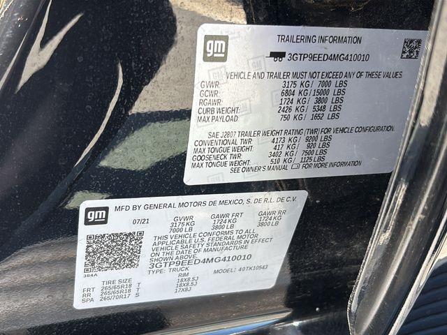 2021 GMC Sierra 1500 4WD Crew Cab Short Box AT4
