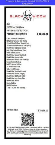 2026 Ram 1500 Big Horn Crew Cab 4x4 5'7" Box