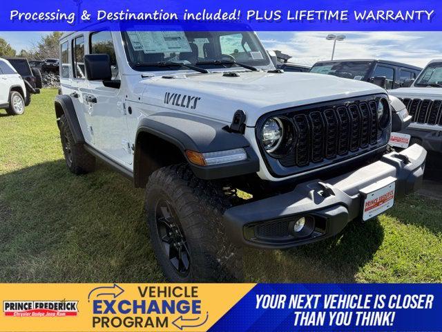 2026 Jeep Wrangler 4-Door Willys 4x4 for sale in Prince Frederick, MD