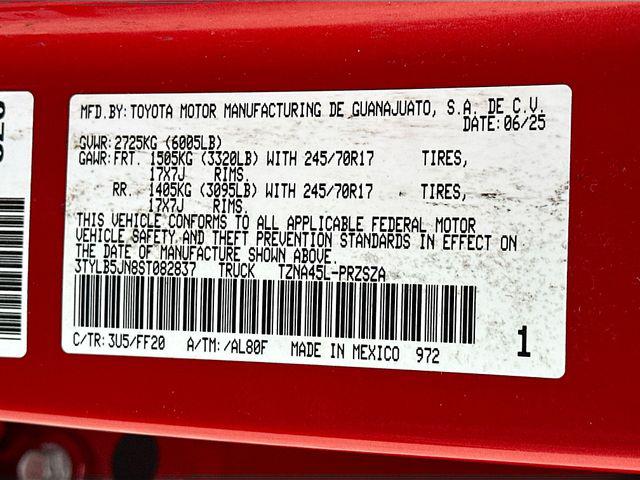 2025 Toyota Tacoma SR5