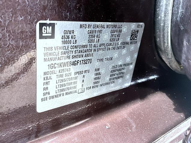 2016 Chevrolet Silverado 2500HD LTZ