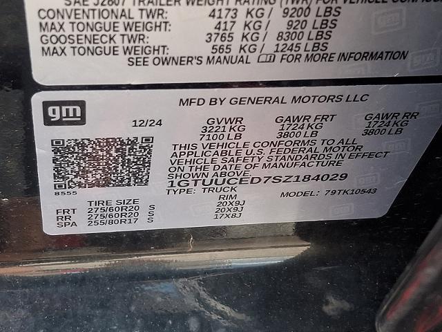 2025 GMC Sierra 1500 4WD Crew Cab Short Box Elevation with 3SB