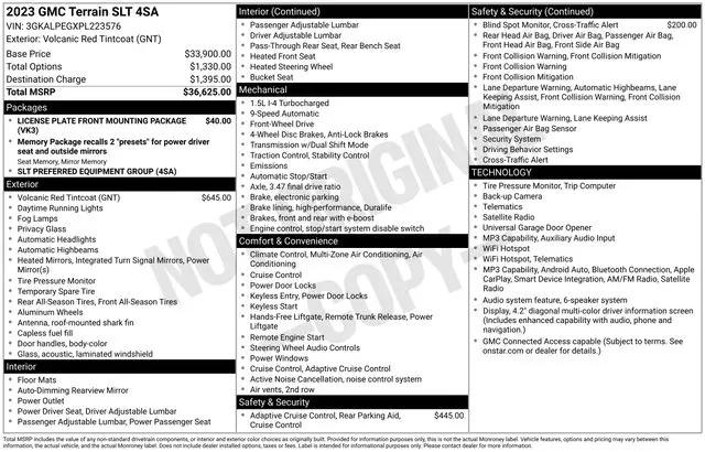 2023 GMC Terrain FWD SLT