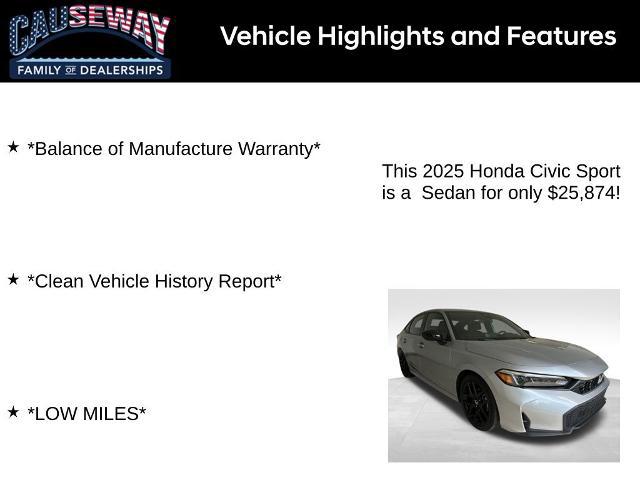 2025 Honda Civic Sport