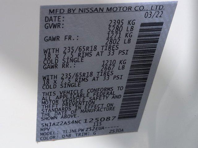 2022 Nissan Murano S Intelligent AWD