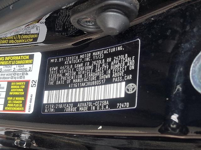 2024 Toyota Camry SE