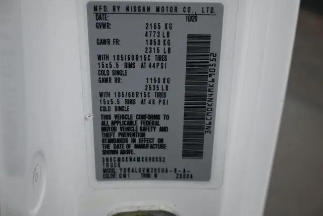 2021 Nissan NV200 Compact Cargo SV Xtronic CVT