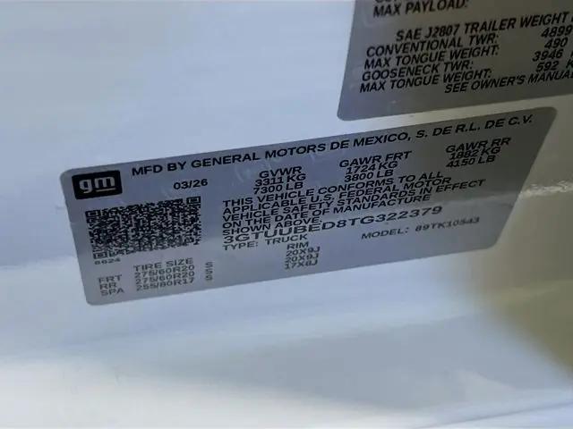 2026 GMC Sierra 1500 Crew Cab, Short Bed, SLE, 4WD