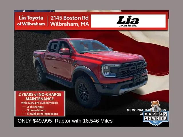 2024 Ford Ranger Raptor for sale in Wilbraham, MA
