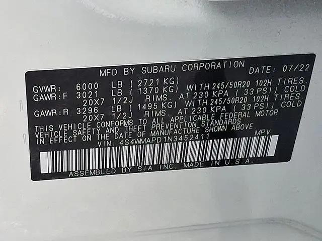 2022 Subaru Ascent Limited