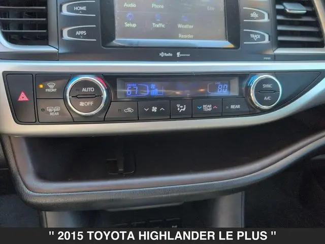 2015 Toyota Highlander LE Plus V6
