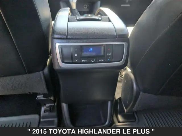 2015 Toyota Highlander LE Plus V6