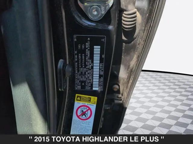 2015 Toyota Highlander LE Plus V6