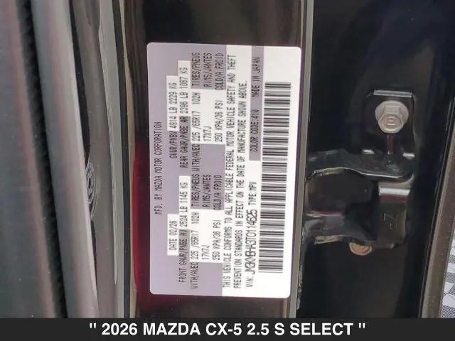 2026 Mazda CX-5 2.5 S Select
