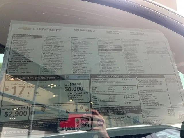 2026 Chevrolet Tahoe 4WD LT