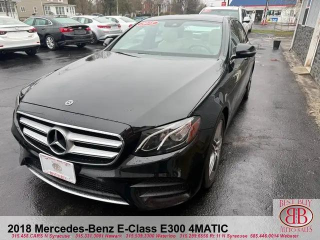 2018 Mercedes-Benz E-CLASS E 300 4MATIC