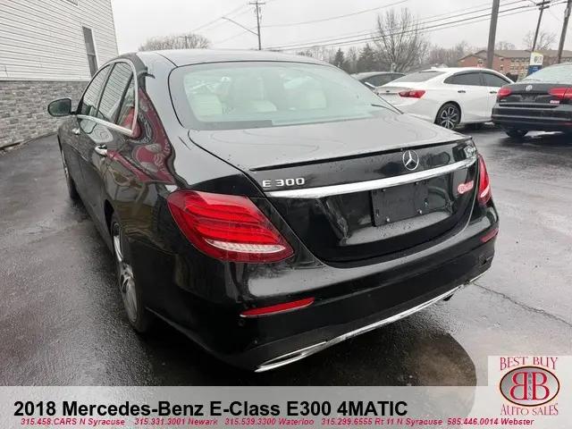2018 Mercedes-Benz E-CLASS E 300 4MATIC