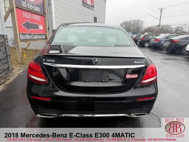 2018 Mercedes-Benz E-CLASS E 300 4MATIC
