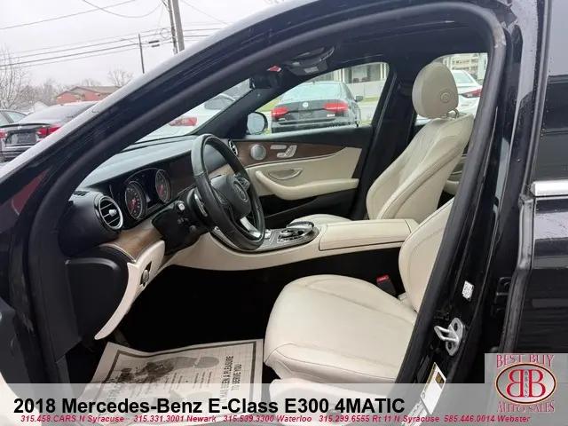 2018 Mercedes-Benz E-CLASS E 300 4MATIC