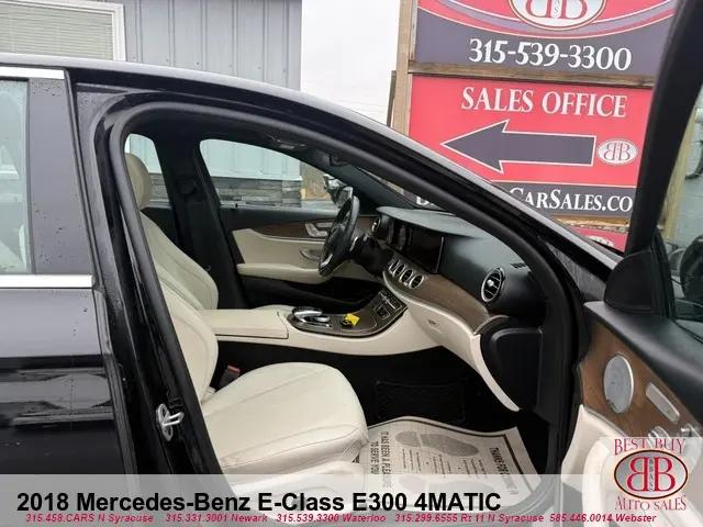 2018 Mercedes-Benz E-CLASS E 300 4MATIC