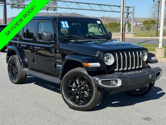 2021 Jeep Wrangler 4xe Unlimited Sahara 4x4 for sale in Bethlehem, PA