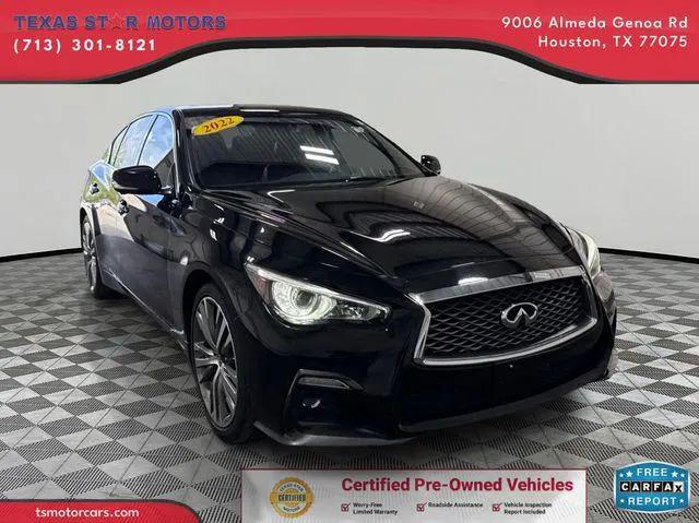 2022 INFINITI Q50 SENSORY for sale in Houston, TX
