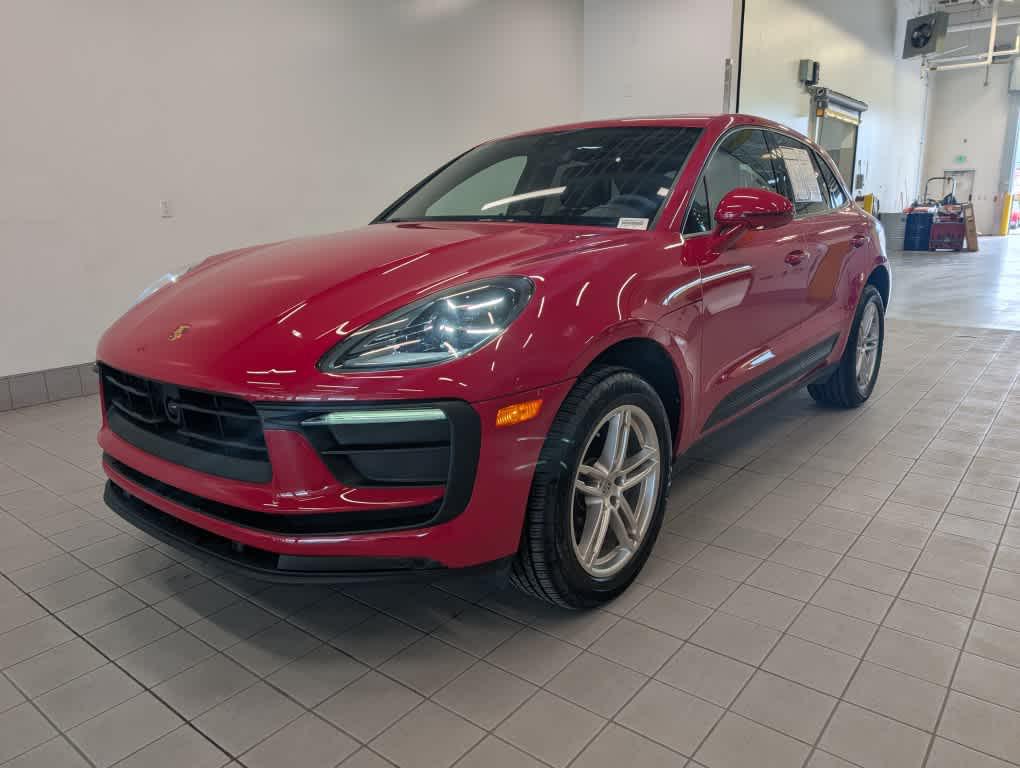 Carmine Red 2025 Porsche Macan SUV / Crossover All-Wheel Drive Automatic