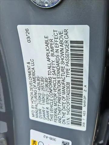 2026 Honda Accord Sedan Sport-L