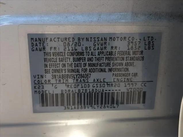2020 Nissan Sentra S Xtronic CVT
