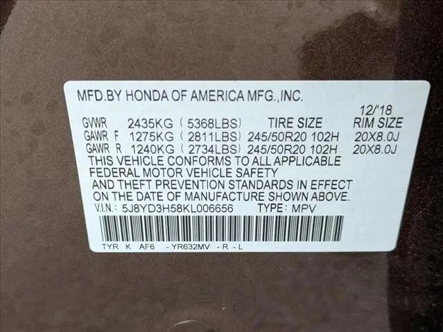 2019 Acura MDX Tech Pkg