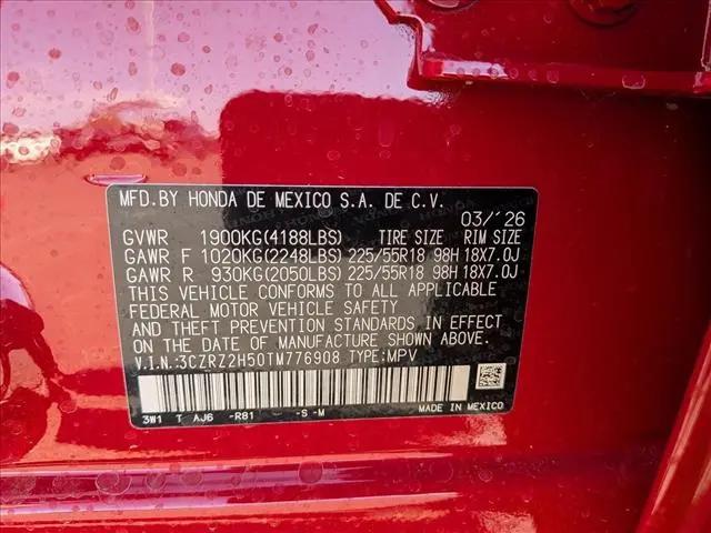 2026 Honda HR-V AWD Sport