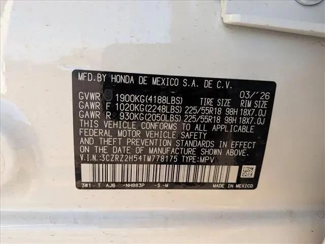 2026 Honda HR-V AWD Sport