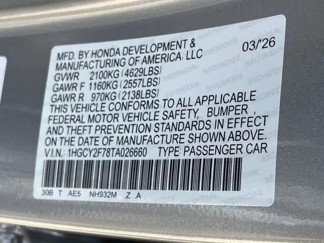 2026 Honda Accord Sedan Sport-L