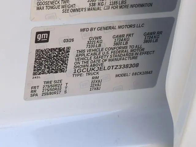 2026 Chevrolet Silverado 1500 4WD Crew Cab Short Bed High Country