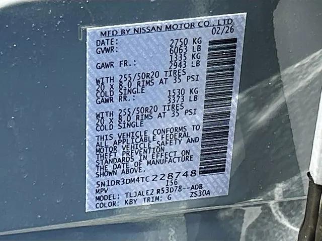 2026 Nissan Pathfinder Platinum