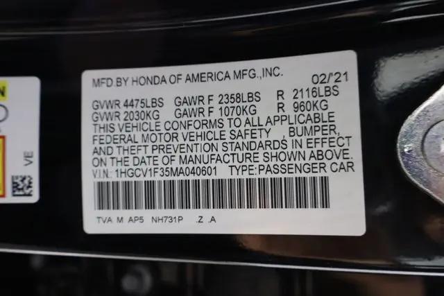 2021 Honda Accord Sport
