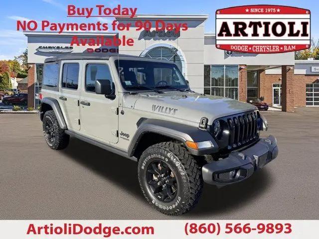 2022 Jeep Wrangler Unlimited Willys 4x4 for sale in Enfield, CT