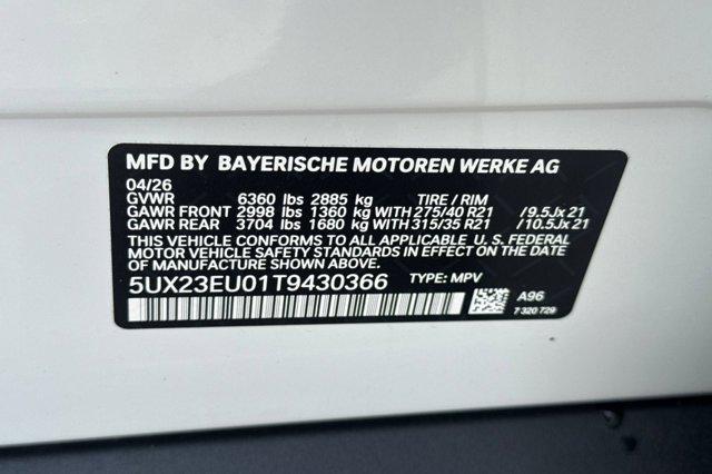 2026 BMW X5 xDrive40i