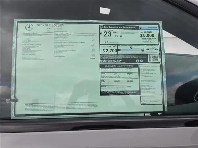 2026 Mercedes-Benz GLE GLE 350 GLE 350