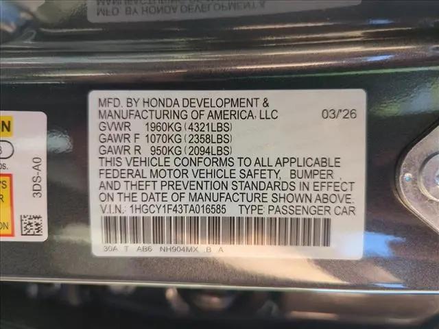 2026 Honda Accord Sedan SE