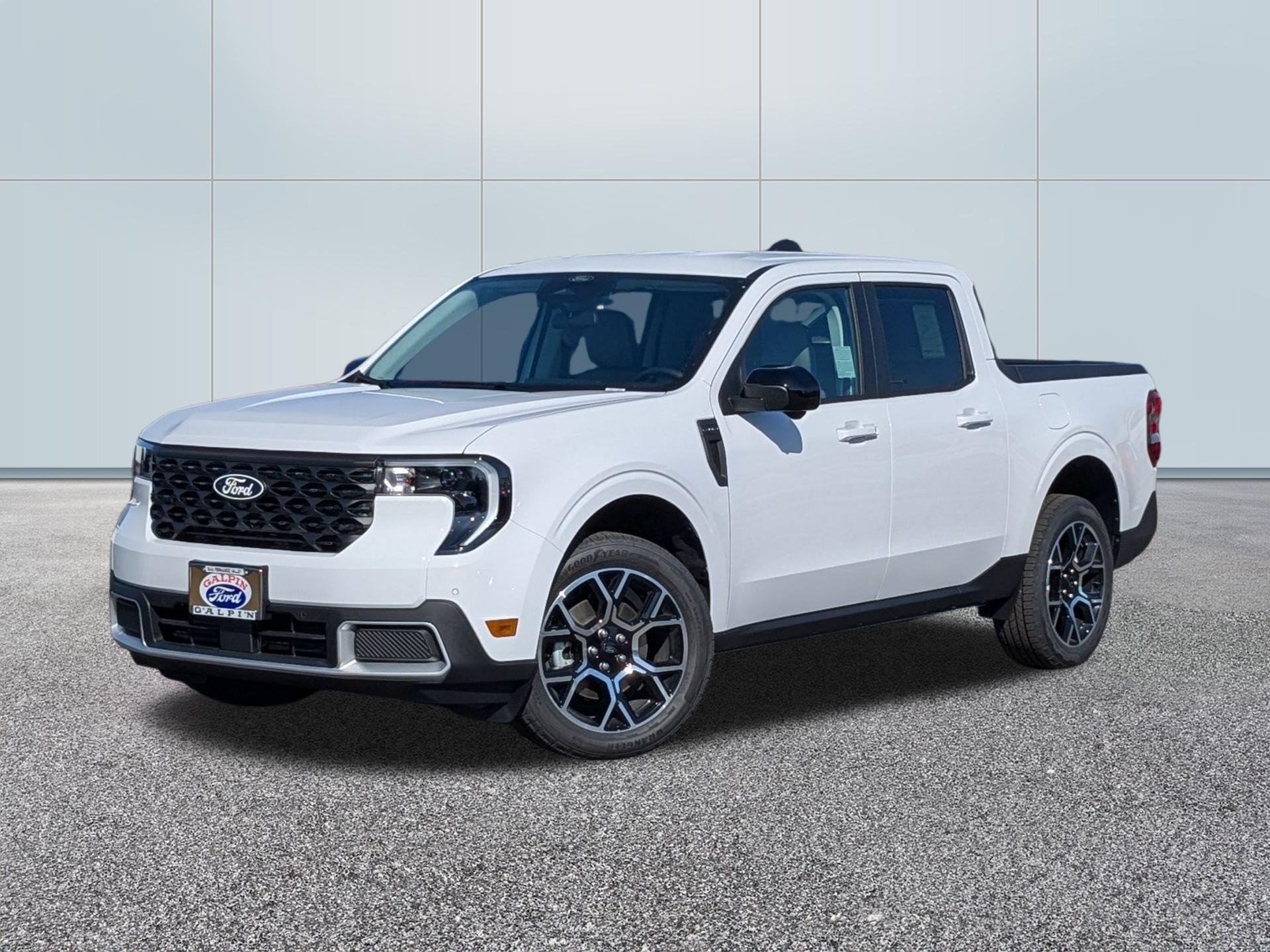 OXFORD WHITE 2026 Ford Maverick Lariat SuperCrew AWD Pickup Truck All-Wheel Drive Continuously Variable Transmission