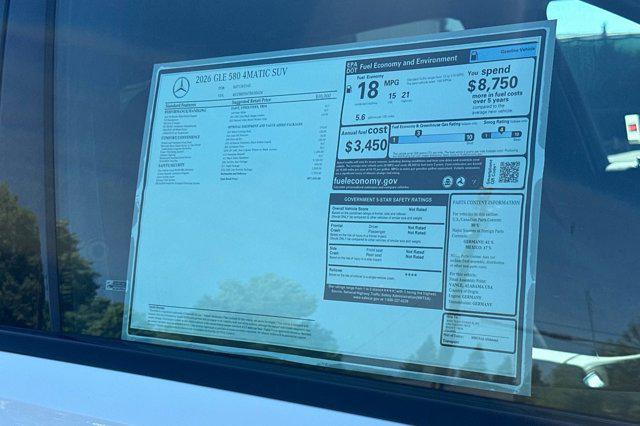 2026 Mercedes-Benz GLE GLE 580 4MATIC