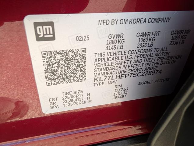 2025 Chevrolet Trax FWD LT