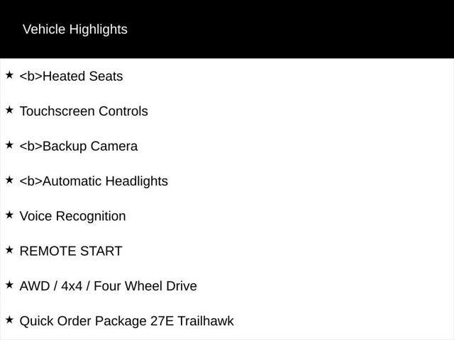 2021 Jeep Cherokee Trailhawk 4x4